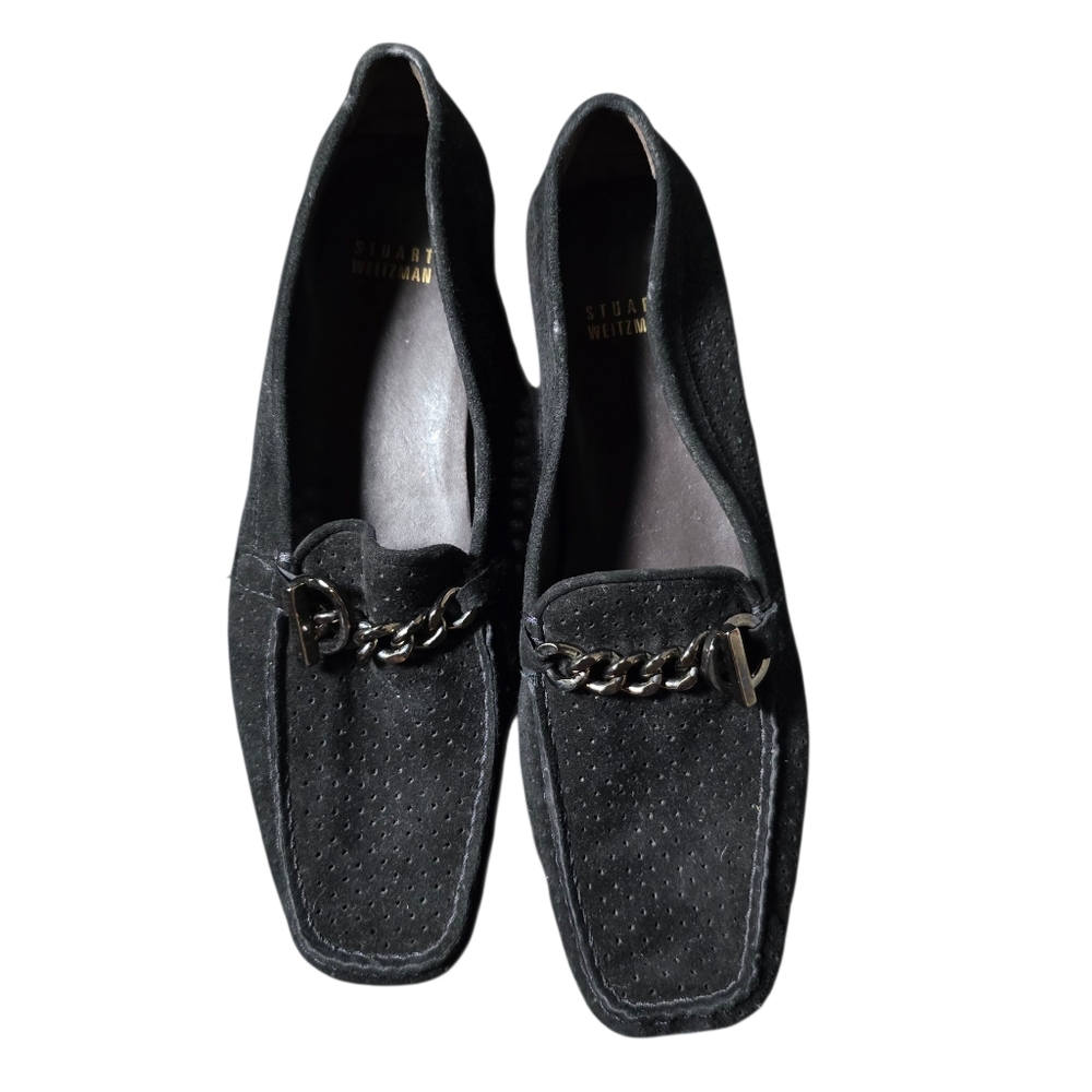 Stuart Weitzman Size 9.5 Suede Loafers No Box